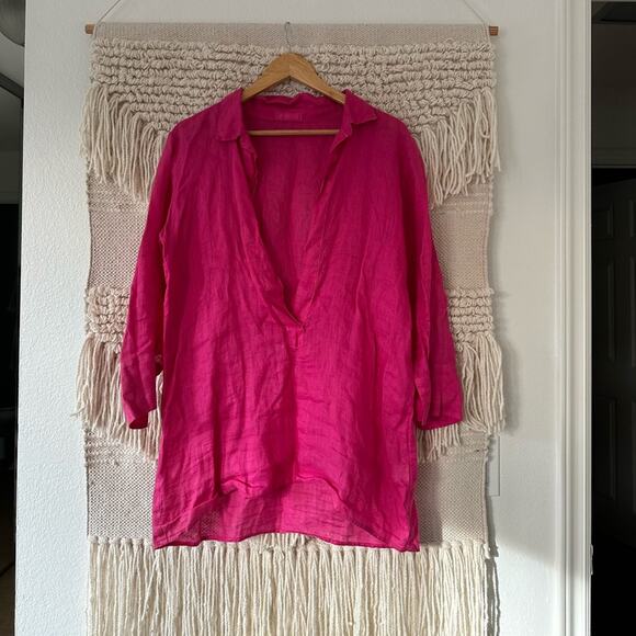 CP Shades Linen Tunic - Picture 1 of 7